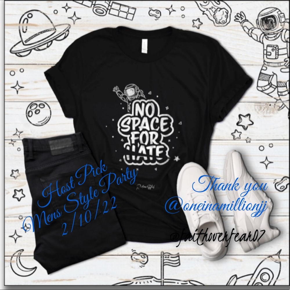 🆕 2 for $30 HOST PICK 🥳 No Space For Hate Tshirt
